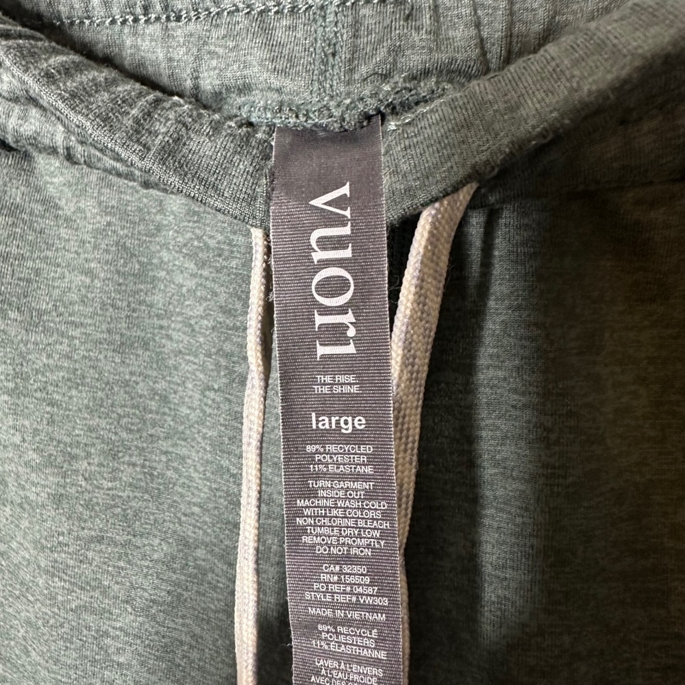 Vuori Performance Jogger Women Large Green DreamKnit VW303 Athleisure - Picture 5 of 7